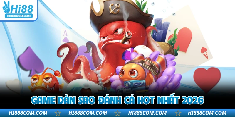 Game dàn sao đánh cá hot nhất 2026